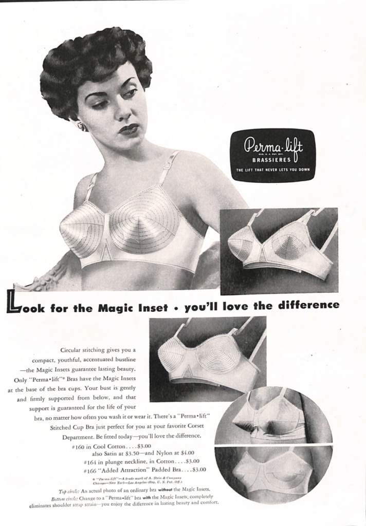 1955 Perma-Lift Bras Ad - feel so glamorous on eBid United States
